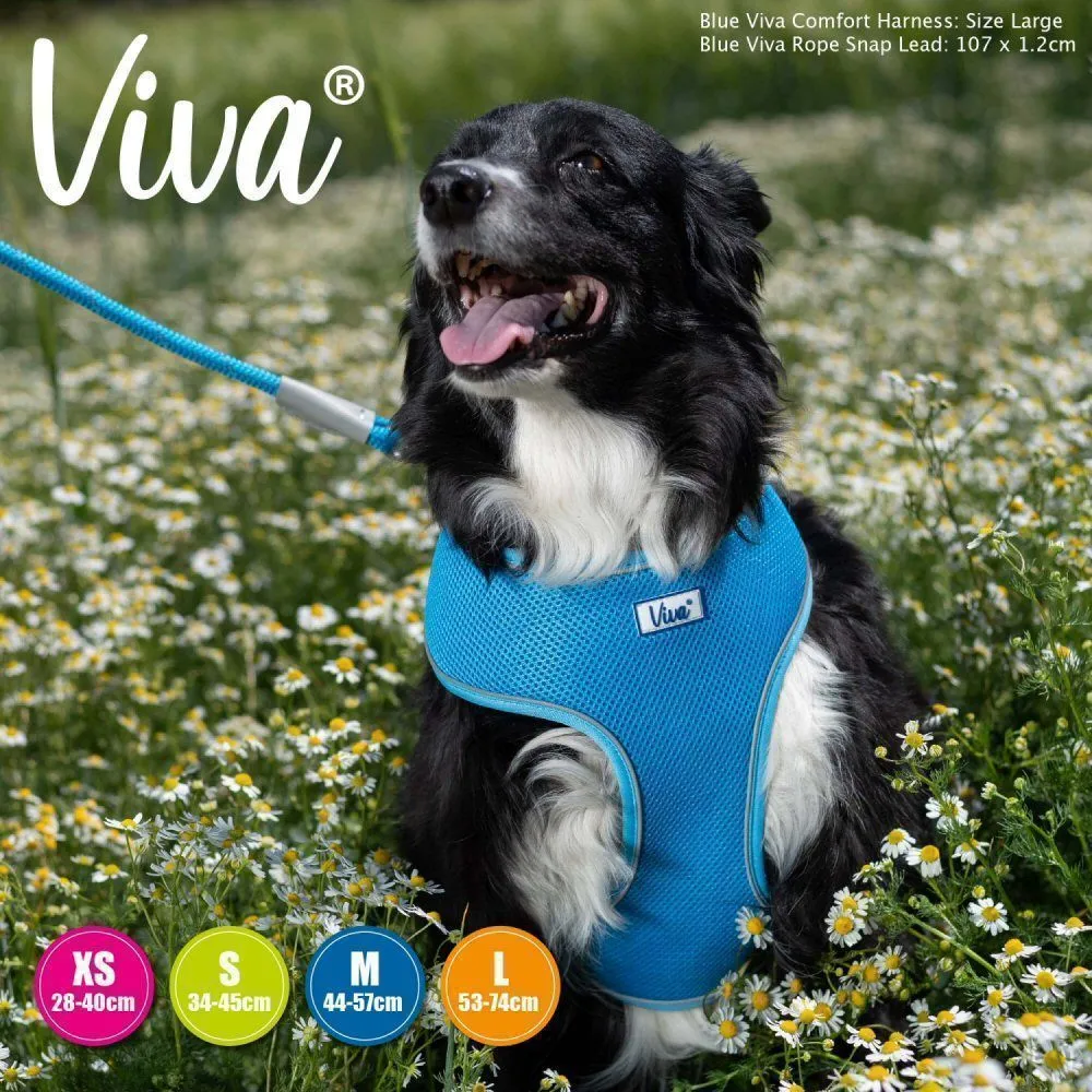 Ancol Viva Large Blue Comfort Mesh Dog Harness