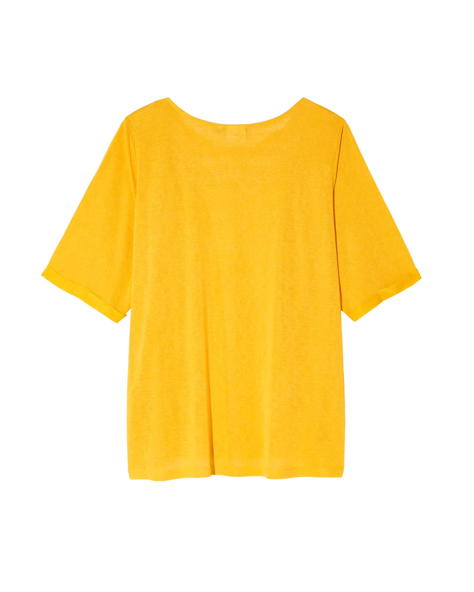 Aurora Cut-Out Neck Top | Yellow