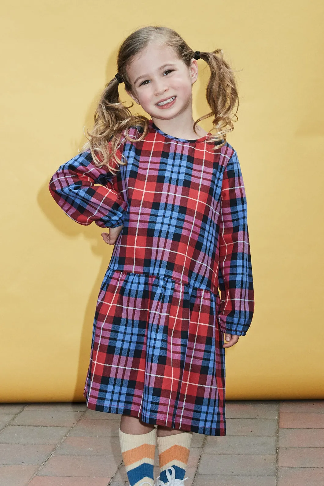 Babe Check Kids Dress