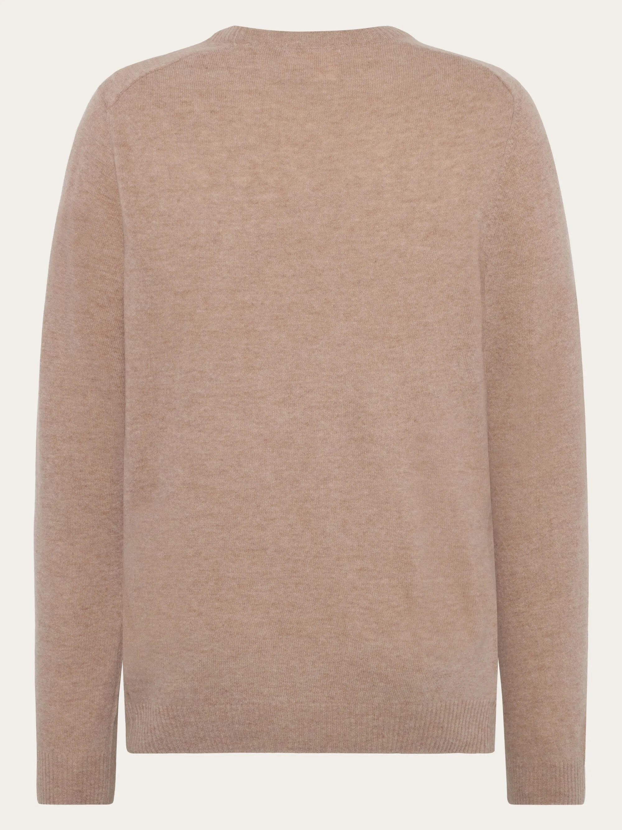 Basic o-neck knit - Kelp melange