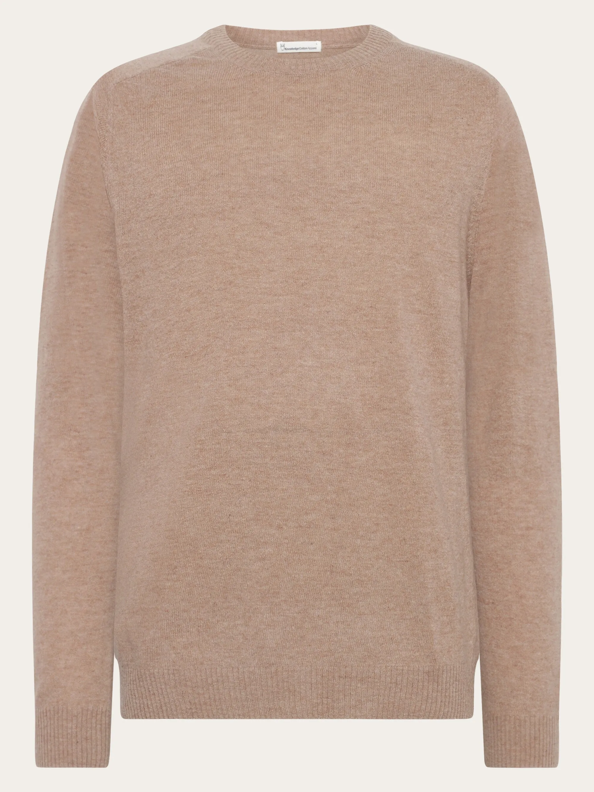 Basic o-neck knit - Kelp melange