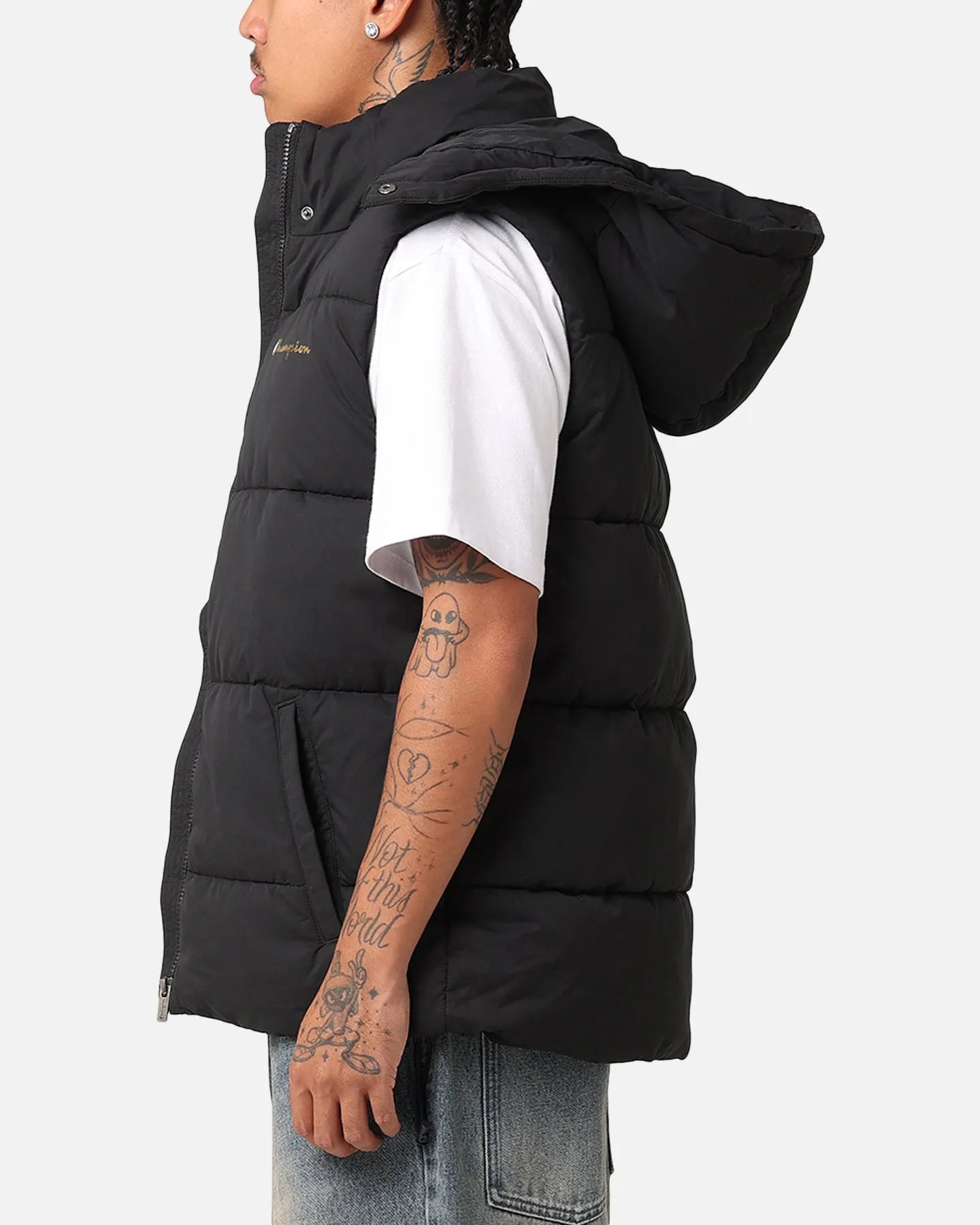 Champion Rochester Puffer Vest Black/Gold