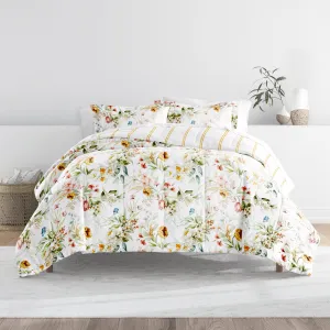 Chintz Floral Reversible Down-Alternative Comforter Set