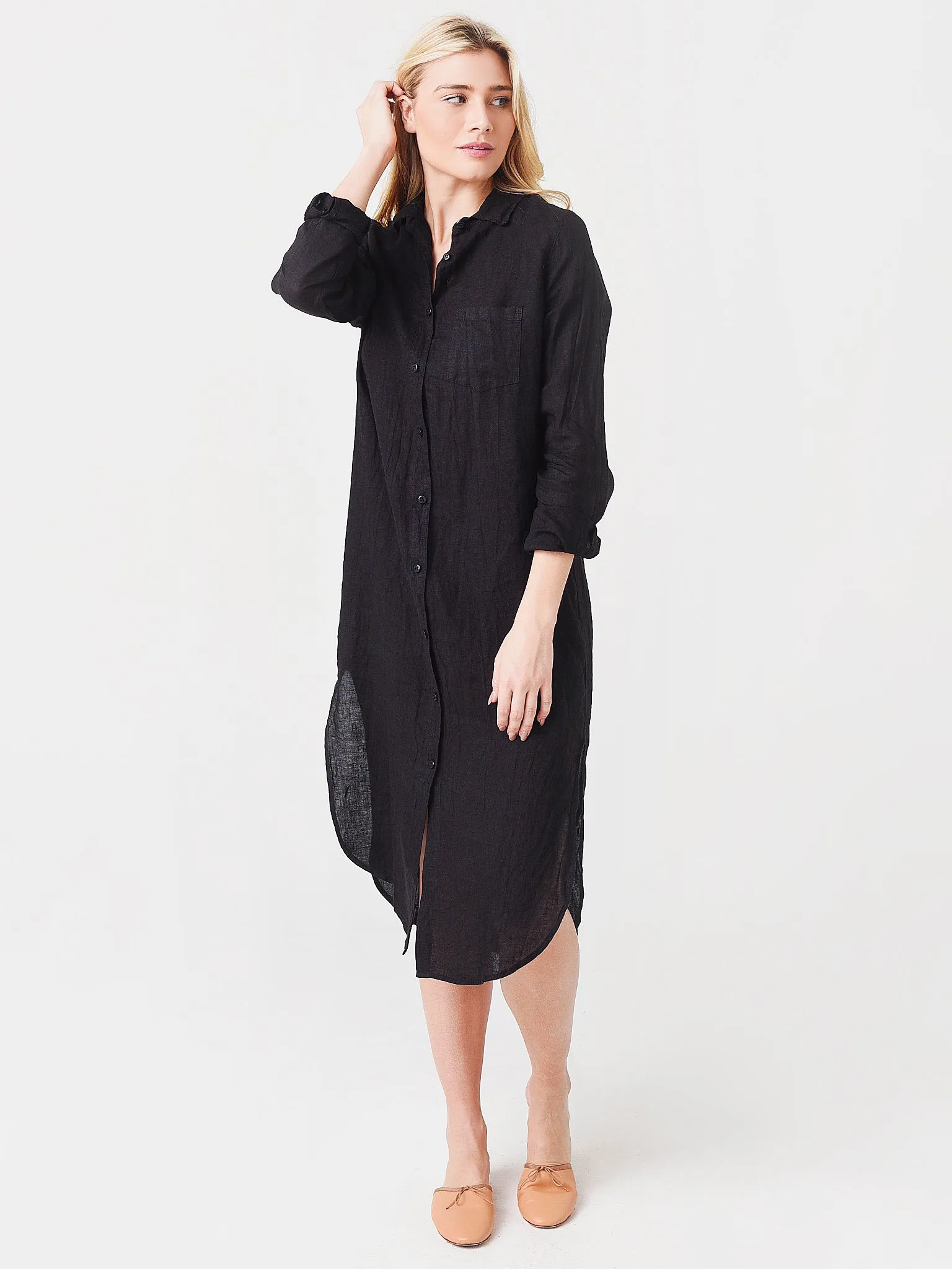 Cotton Shirt Dress