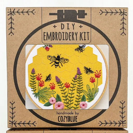 Cozy Blue Embroidery Kits