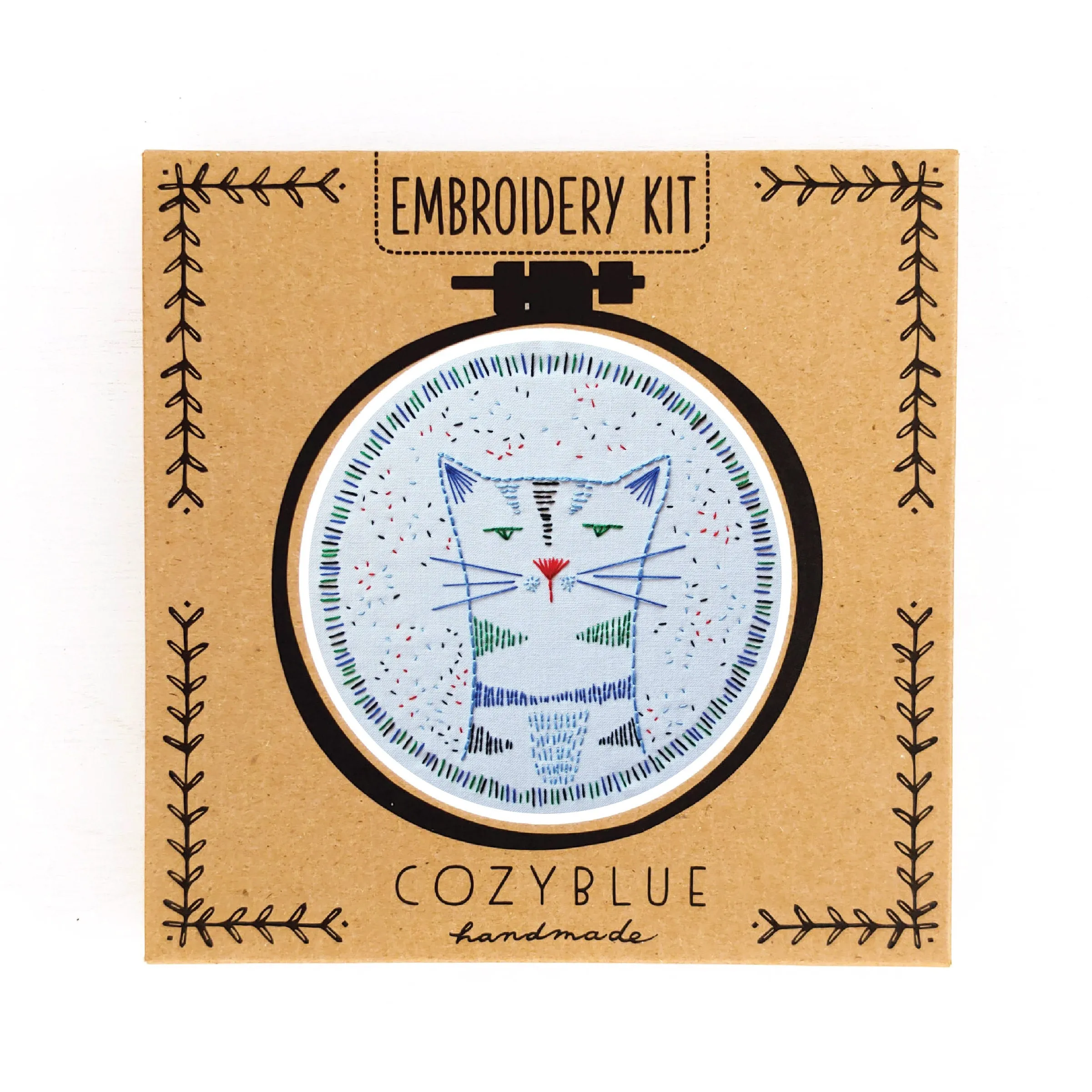 Cozy Blue Embroidery Kits