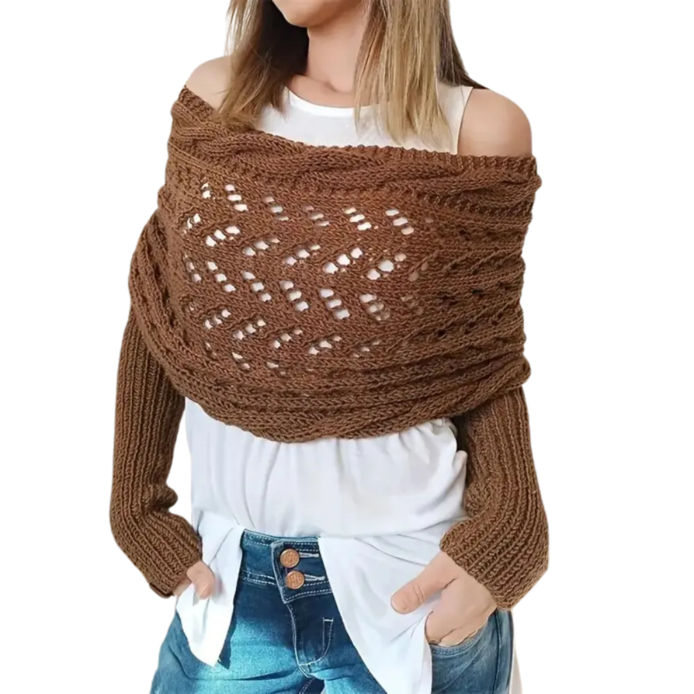 Cozy Knitted Shrug Sweater