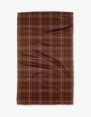 Cozy Plaid Kitchen Tea Towel