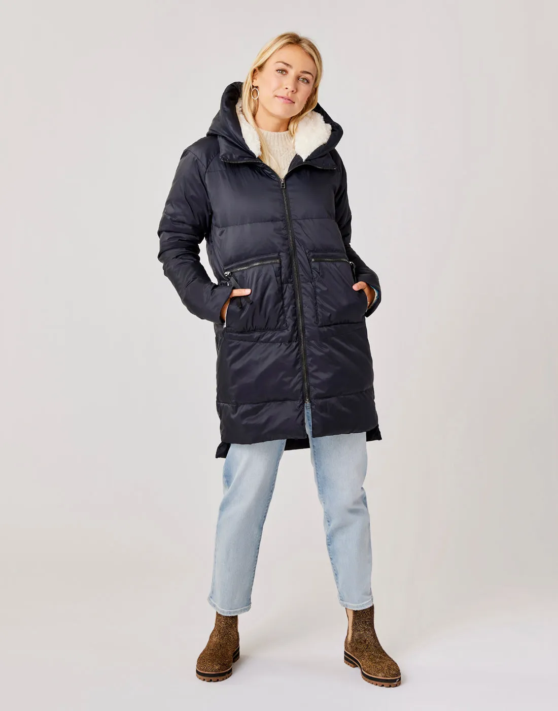 Davos Down Jacket: Black - FINAL SALE