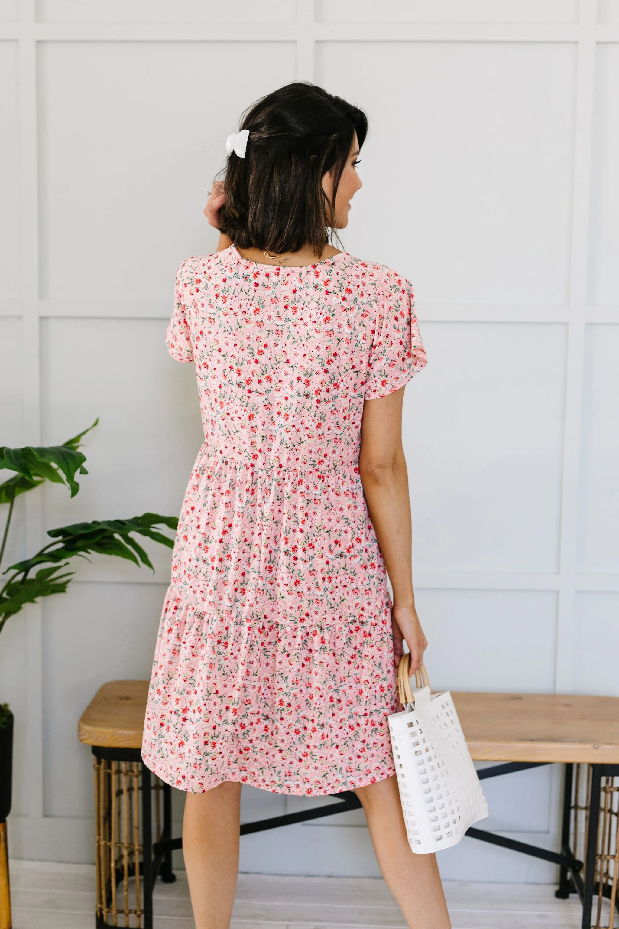 Ditsy Floral Tiered Dress