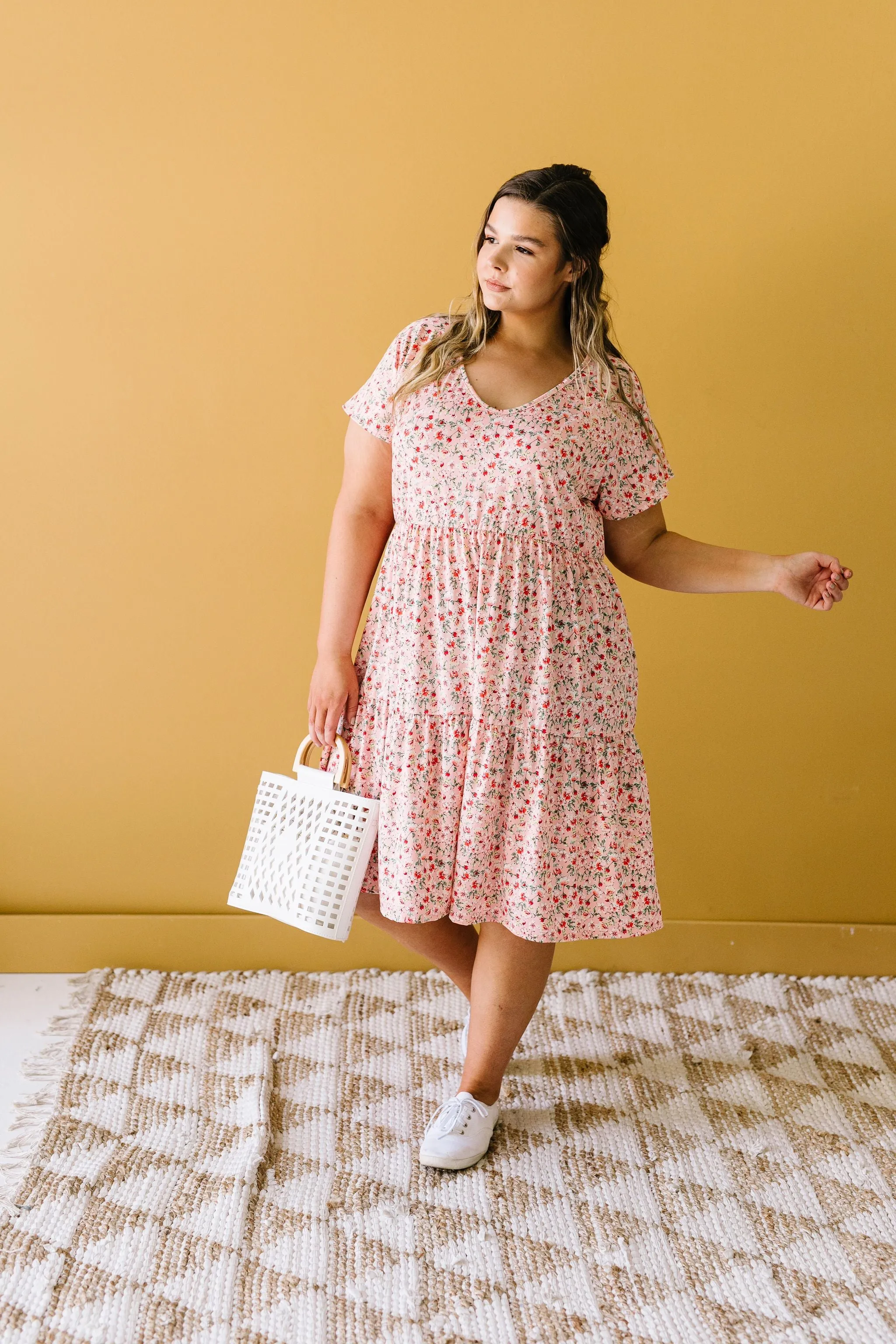 Ditsy Floral Tiered Dress