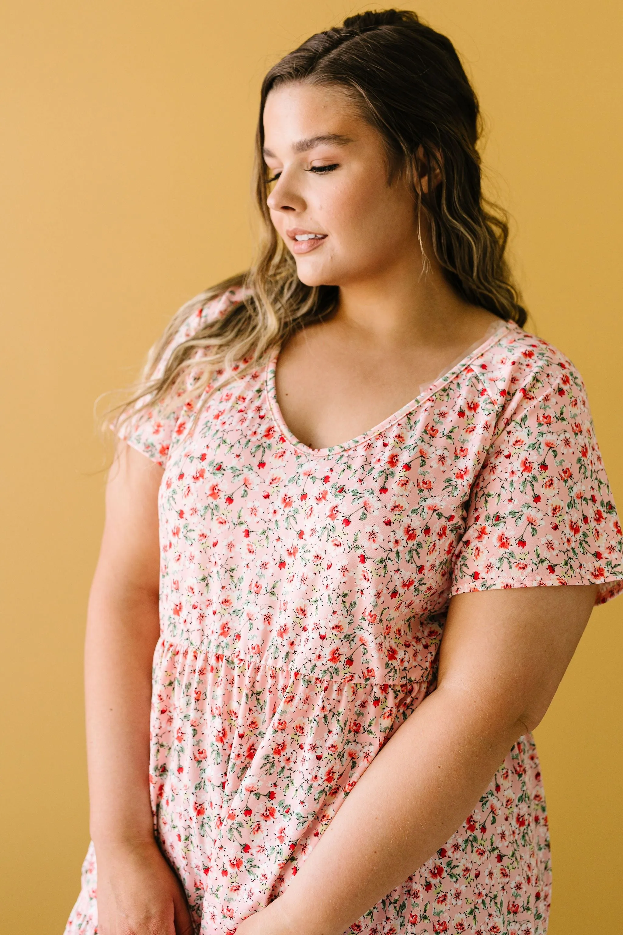 Ditsy Floral Tiered Dress