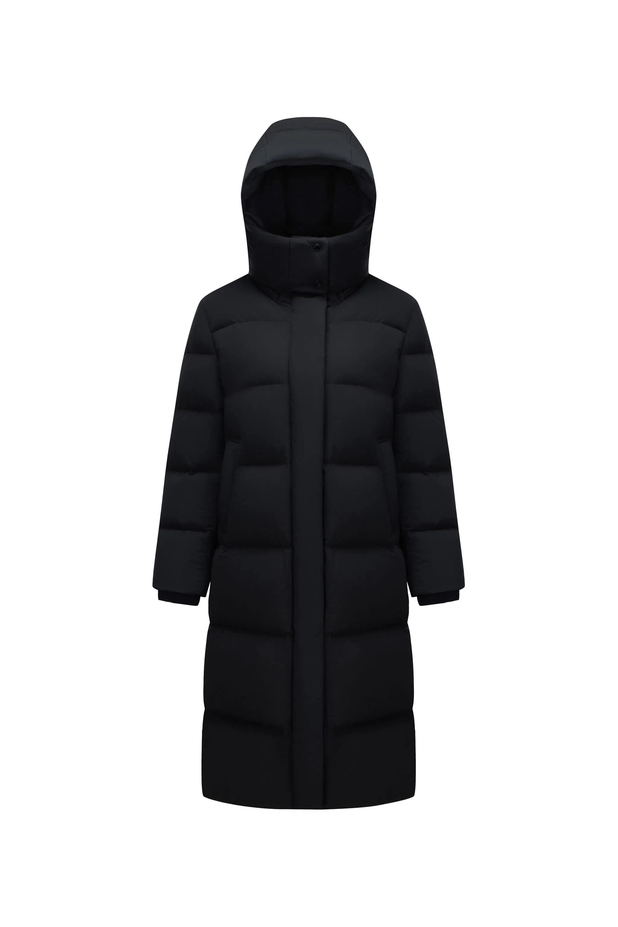 Feel the Cloud Women's Long Down Coat with detachable hood