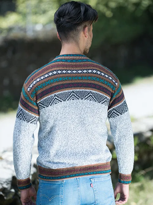 Gray Alpaca Sweater for Men