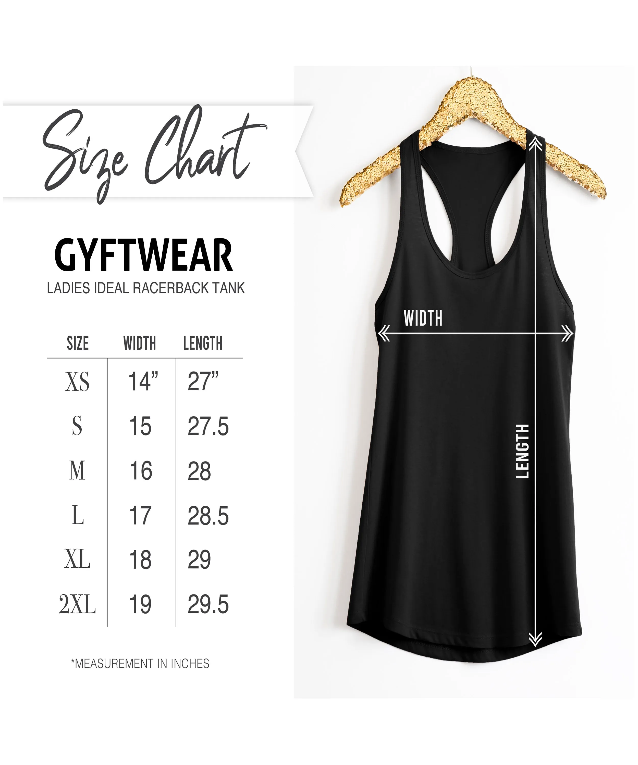 GyftWear Everyday Women's White Racerback Tank Top