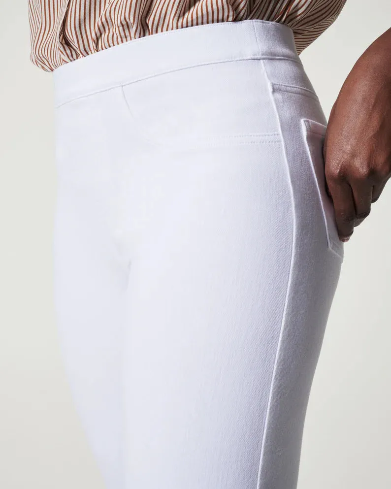 Jean-ish Ankle Leggings (White)