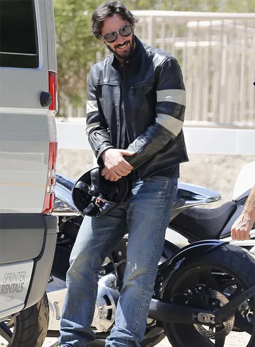 Keanu Reeves Motorcycle Leather Jacket