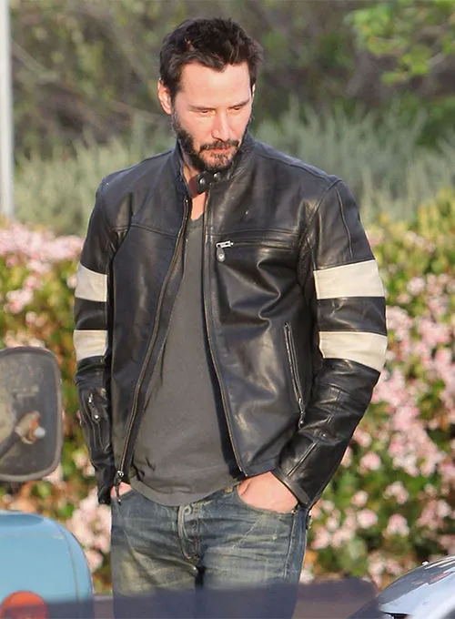 Keanu Reeves Motorcycle Leather Jacket