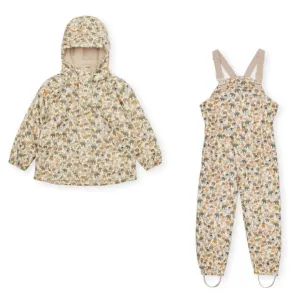 Konges Sløjd - Rainy Palme rainwear set - Safari