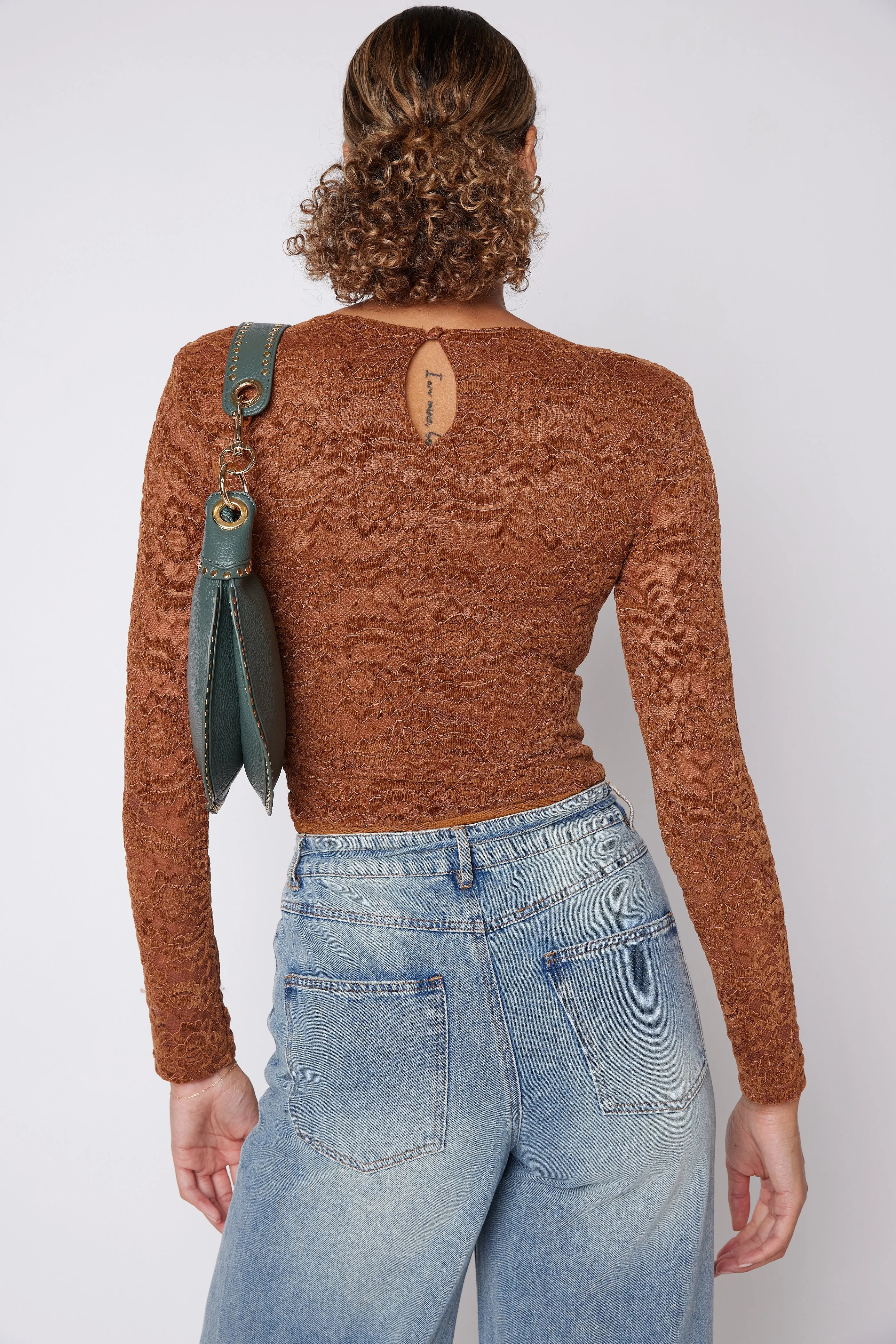 Mack Lace Long Sleeve Bodysuit