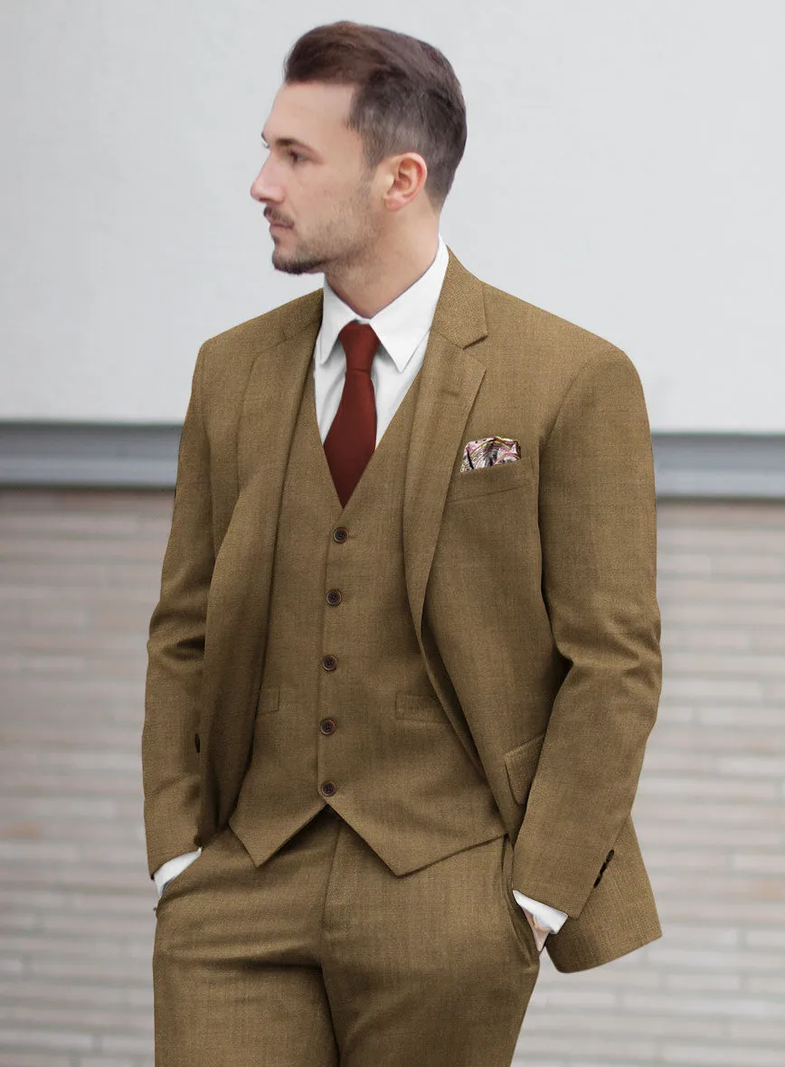 Marco Stretch Otter Brown Wool Suit