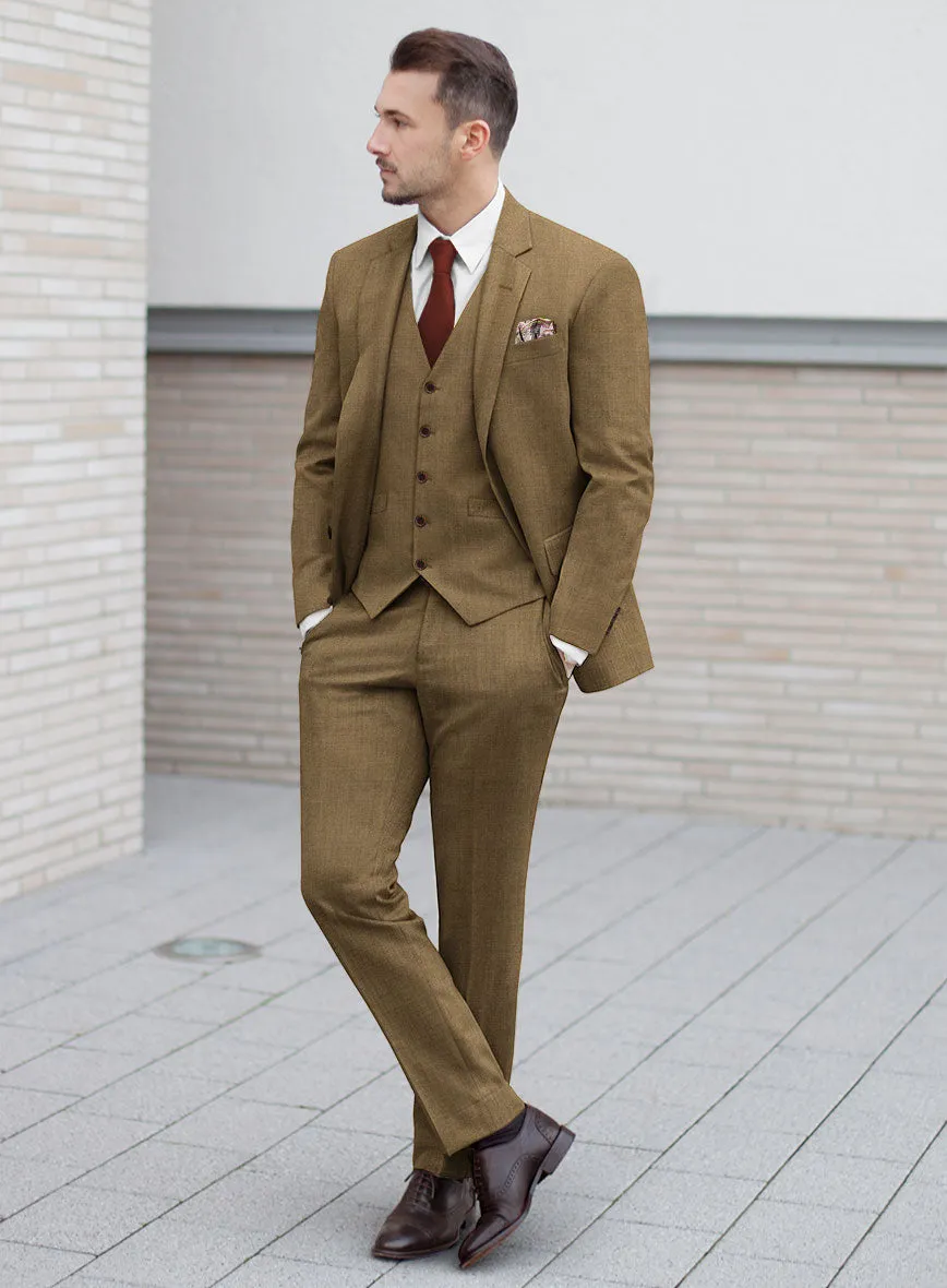 Marco Stretch Otter Brown Wool Suit