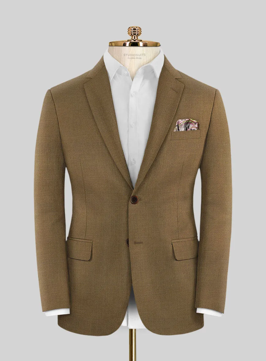 Marco Stretch Otter Brown Wool Suit