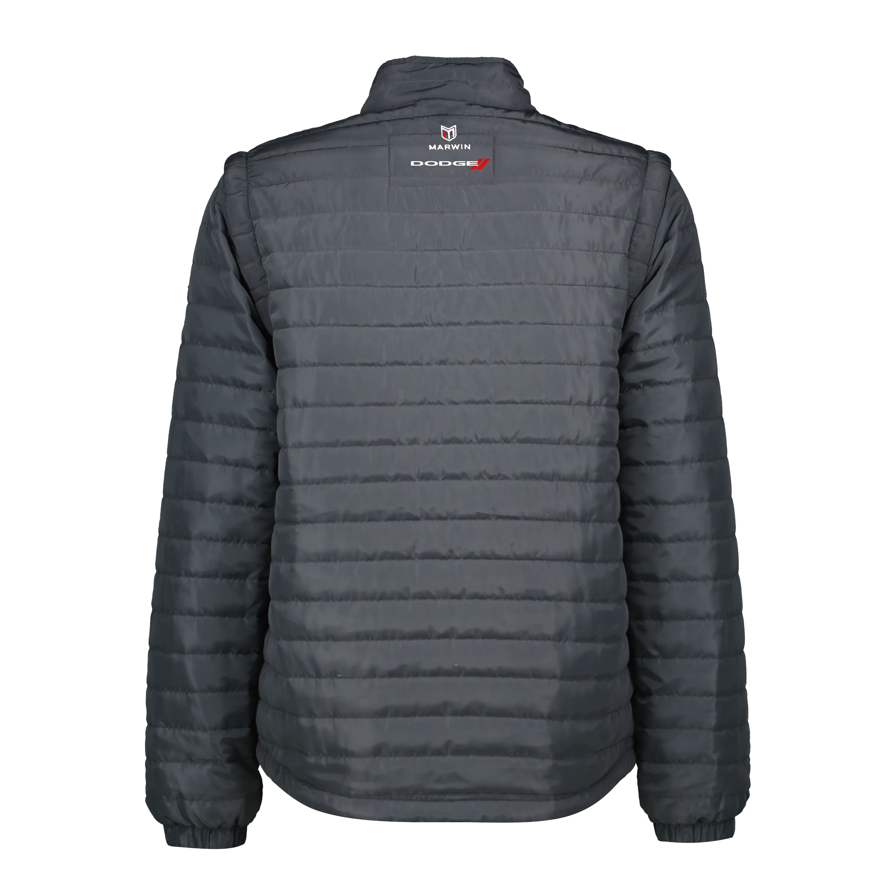 Marwin Sports Dodge Hellcat Puffer Men's Jacket - Grey