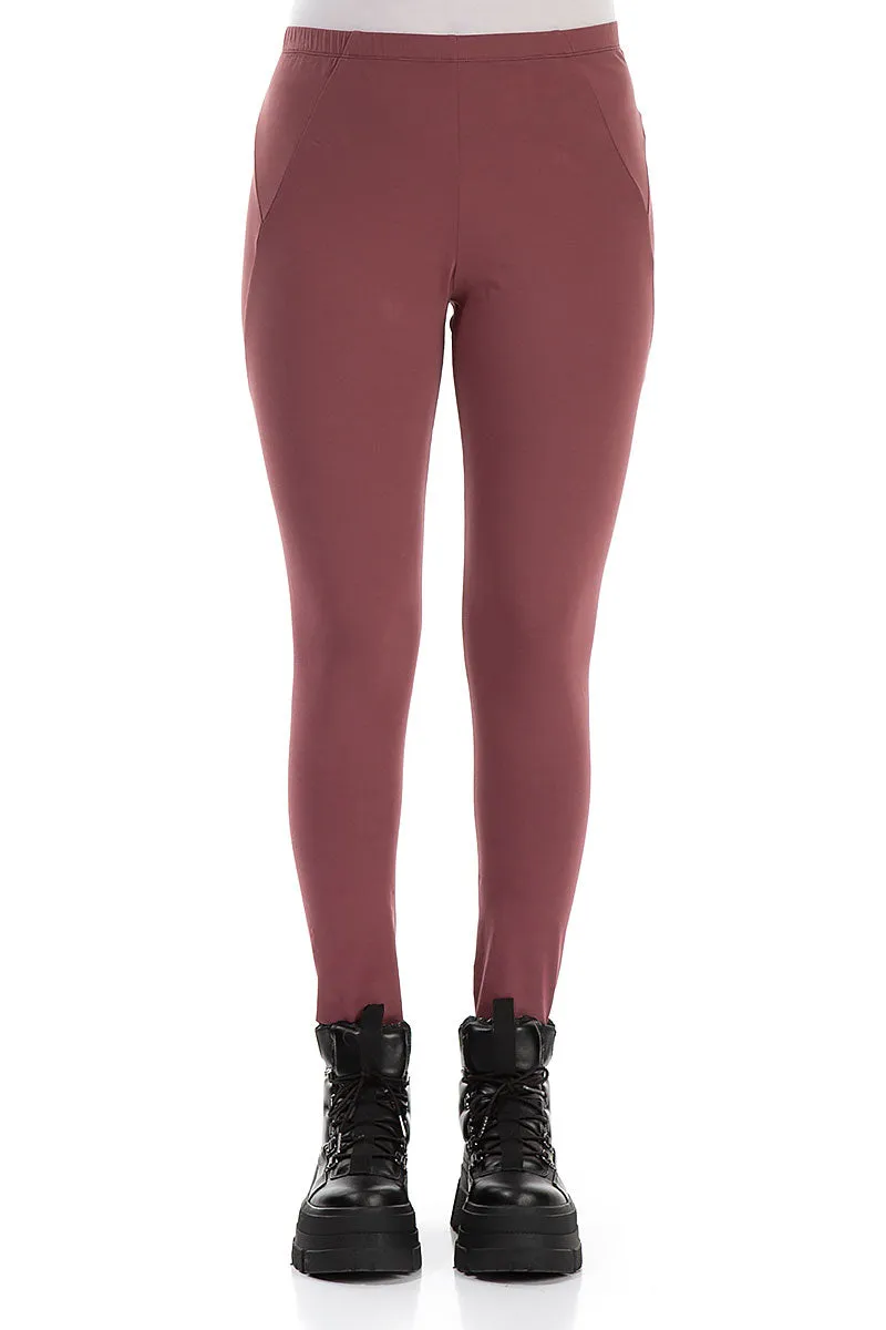 Merlot Cotton Leggings