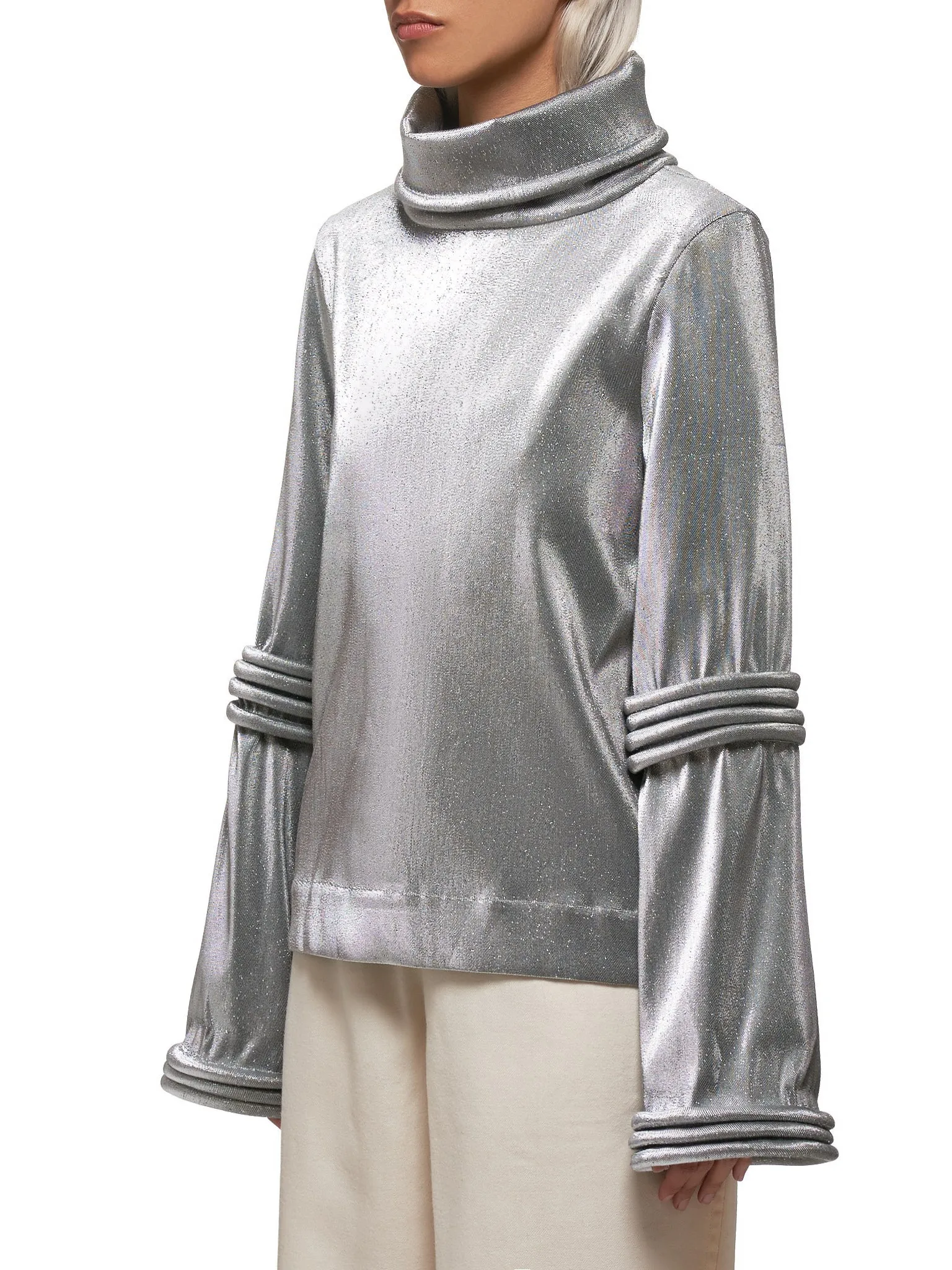 Metallic Top (J192TP05SV-SILVER)