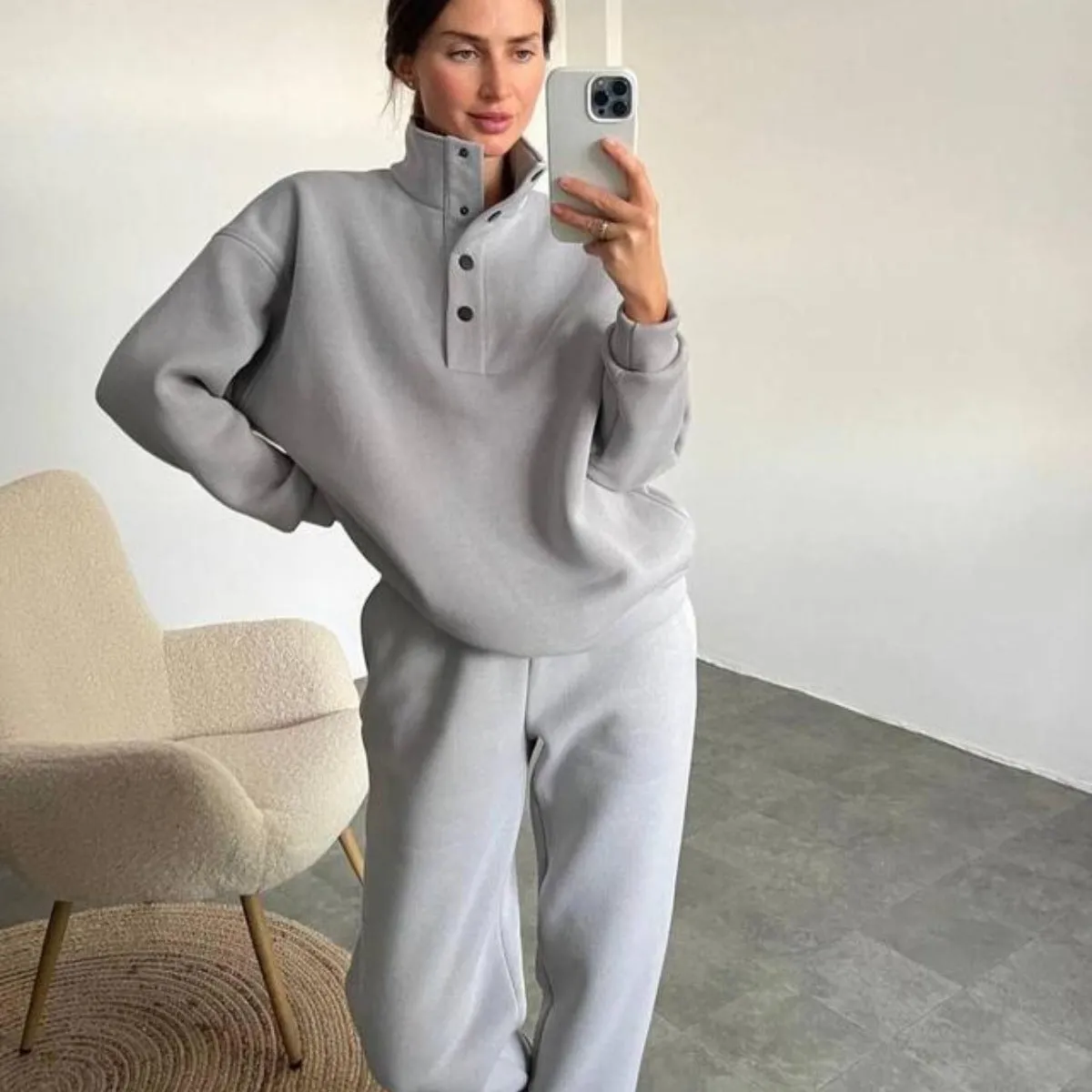 Oversized hoodie and pajama set for Women