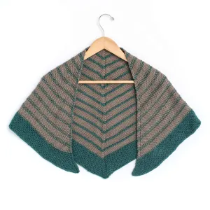 Patons Knit Cozy Striped Kerchief