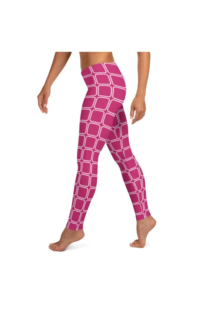 Pink Squares Leggings