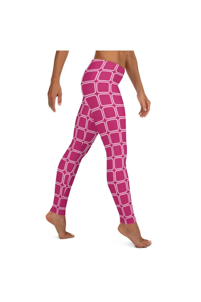 Pink Squares Leggings