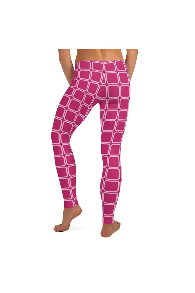 Pink Squares Leggings