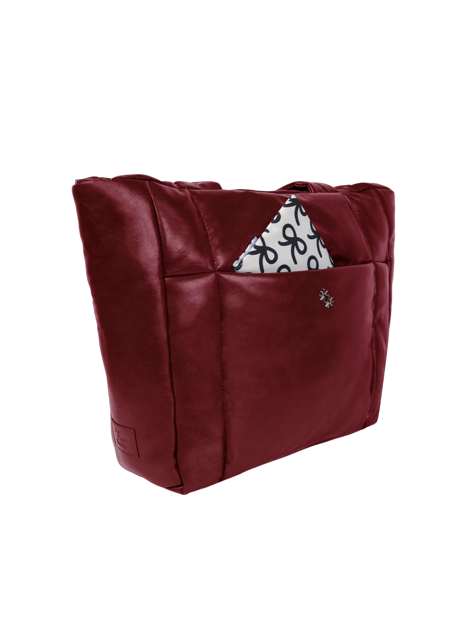 Puffer Shopper (Rich Dark Cherry)