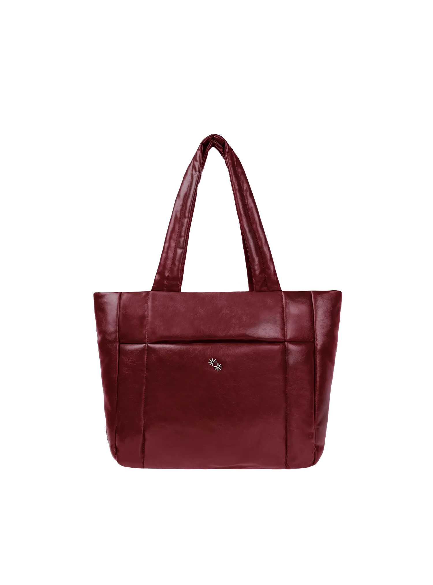 Puffer Shopper (Rich Dark Cherry)