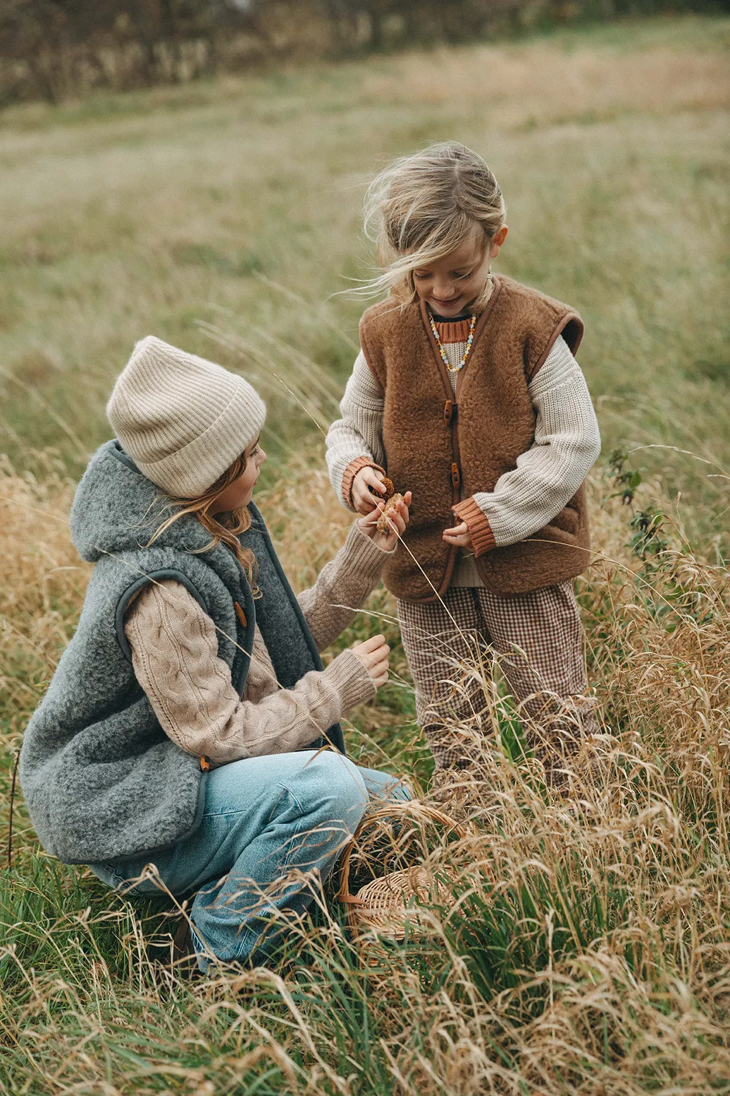 Quinn Hooded Wool Vest - Children