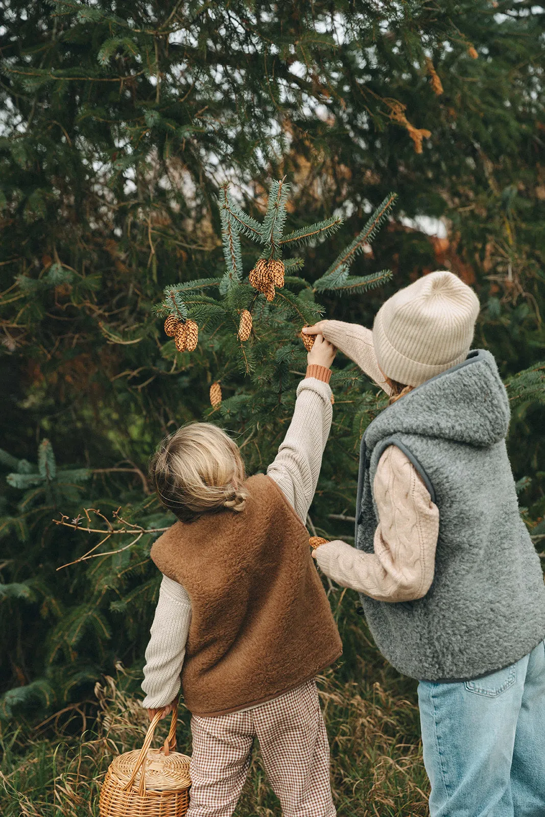 Quinn Hooded Wool Vest - Children