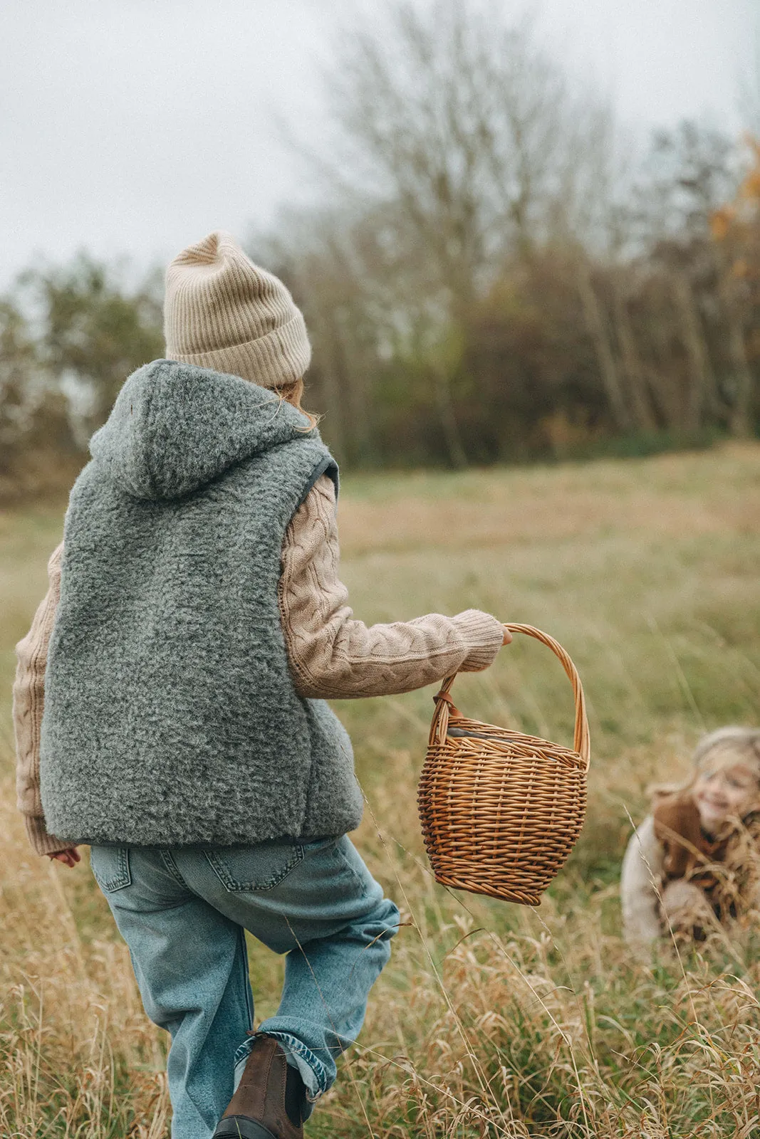 Quinn Hooded Wool Vest - Children