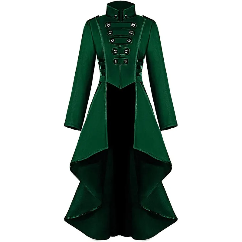 Renaissance Gothic Tailcoat Victorian Tailcoat Jacket Halloween Costumes for Women