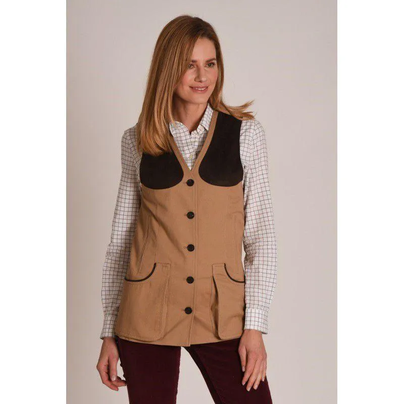 Schoffel Ladies All Season Shooting Vest - Camel