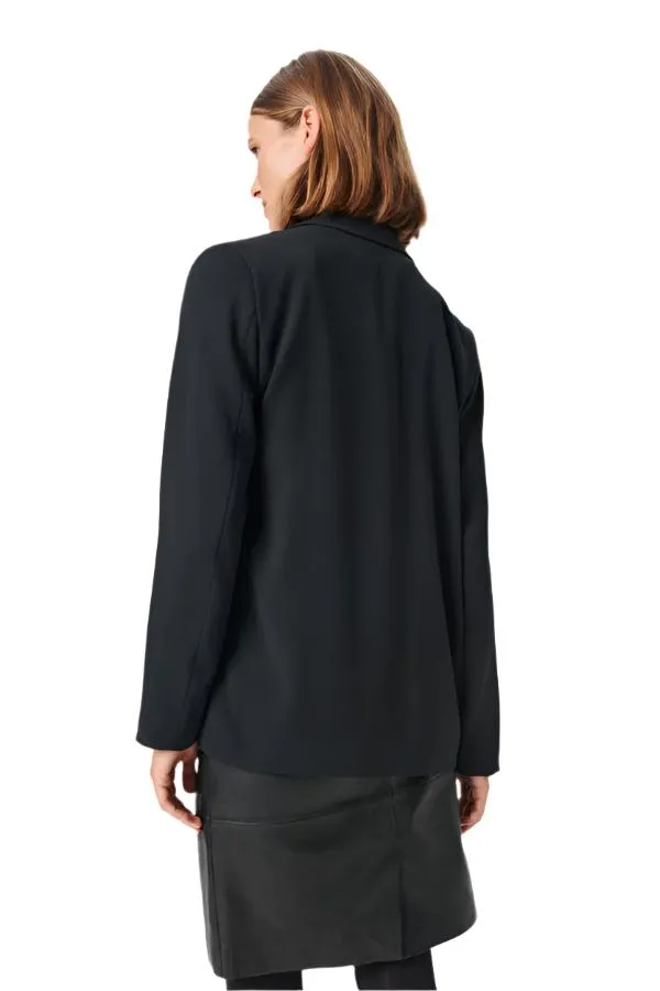 Soaked Womens Shirley Blazer LS Black