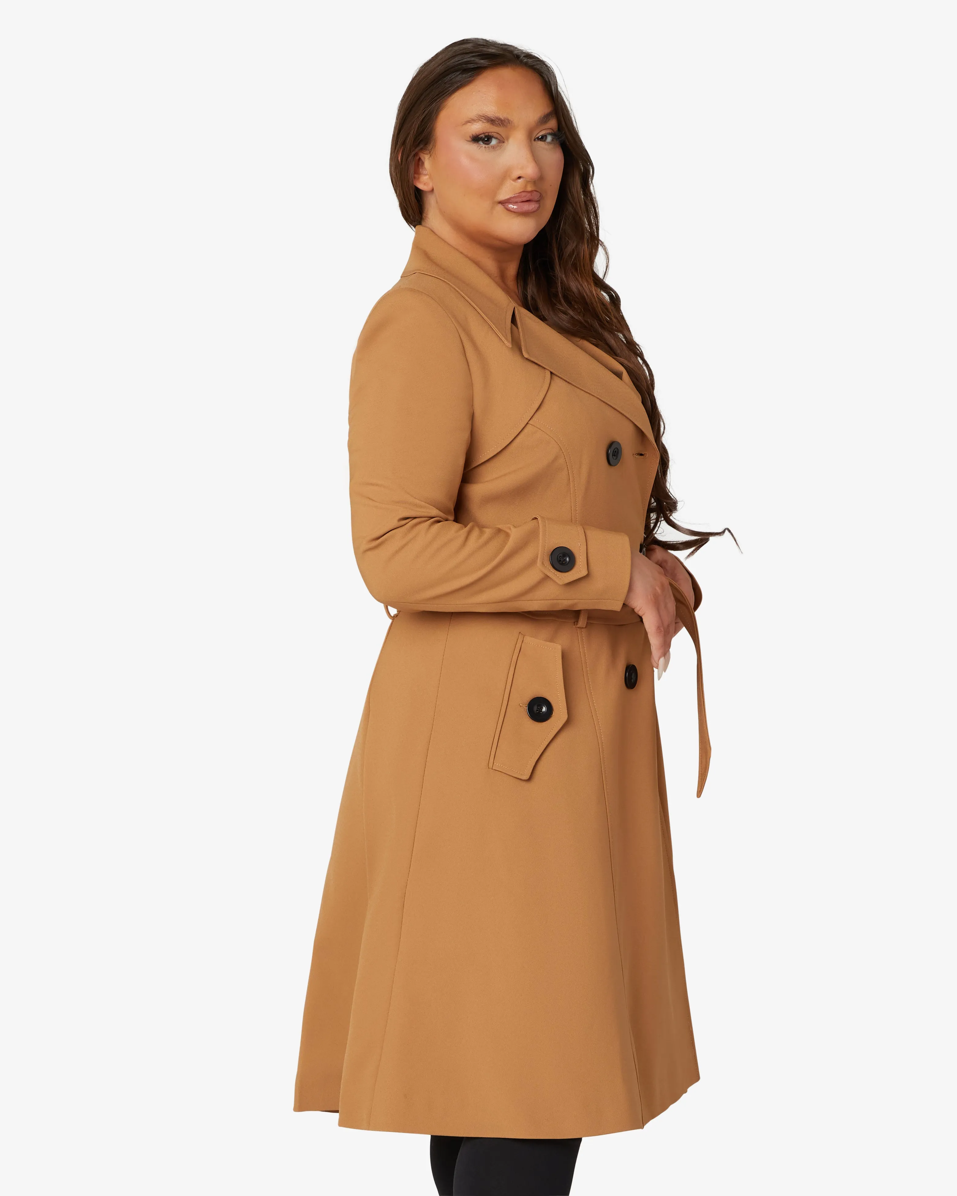 Spring/Summer Double Breasted Trench Mac Coat (1201-SP)