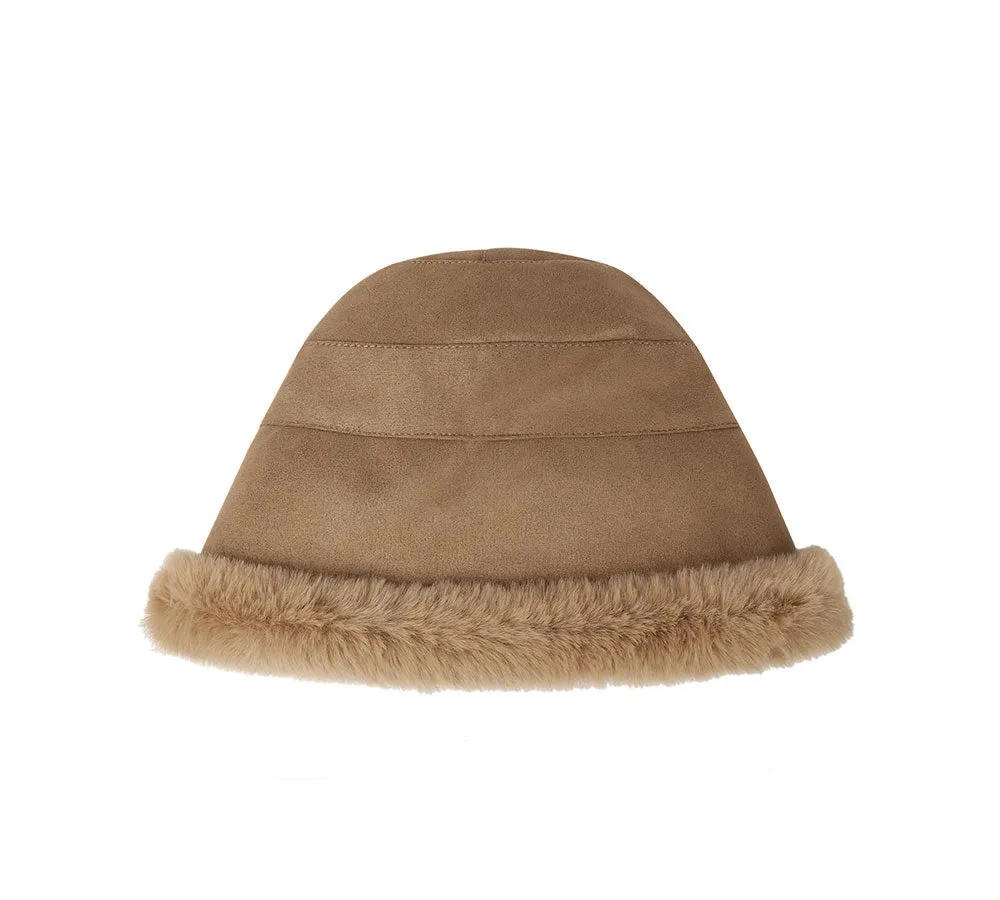 Suede Fluffy Warm Bucket Hat