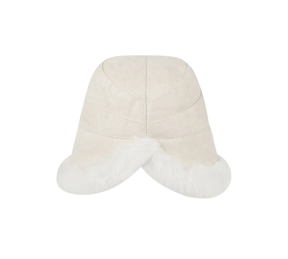 Suede Fluffy Warm Bucket Hat