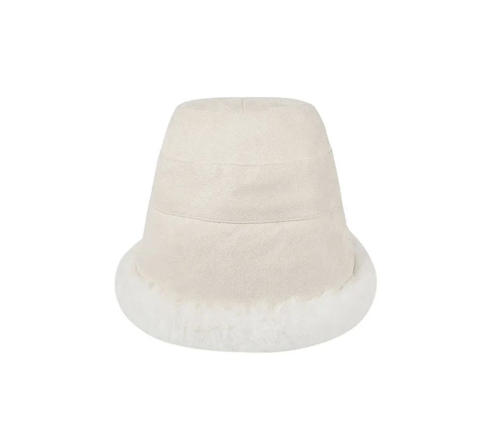 Suede Fluffy Warm Bucket Hat