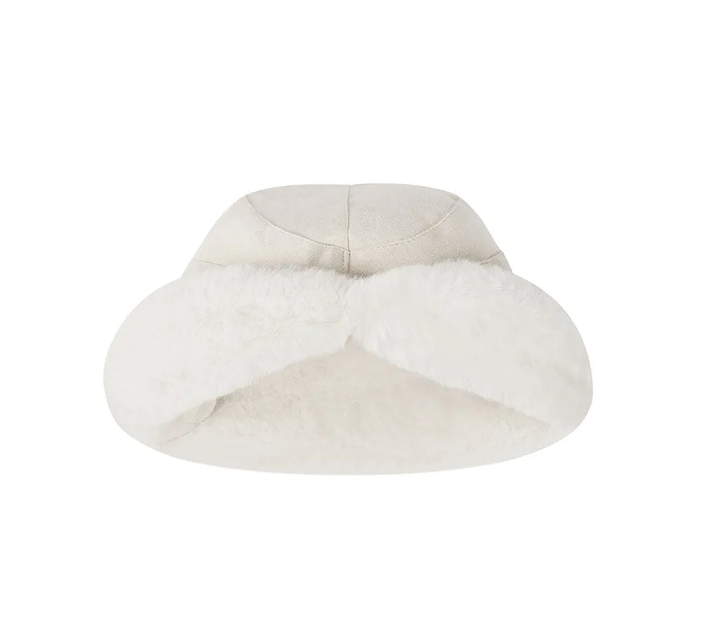 Suede Fluffy Warm Bucket Hat