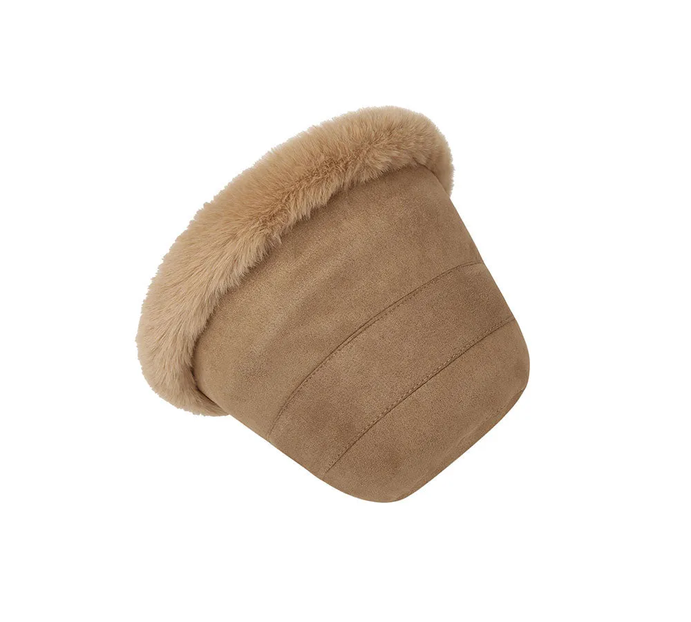 Suede Fluffy Warm Bucket Hat