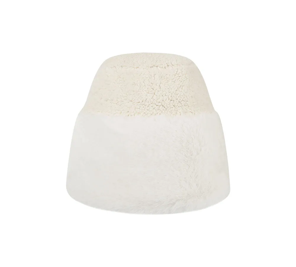 Suede Fluffy Warm Bucket Hat